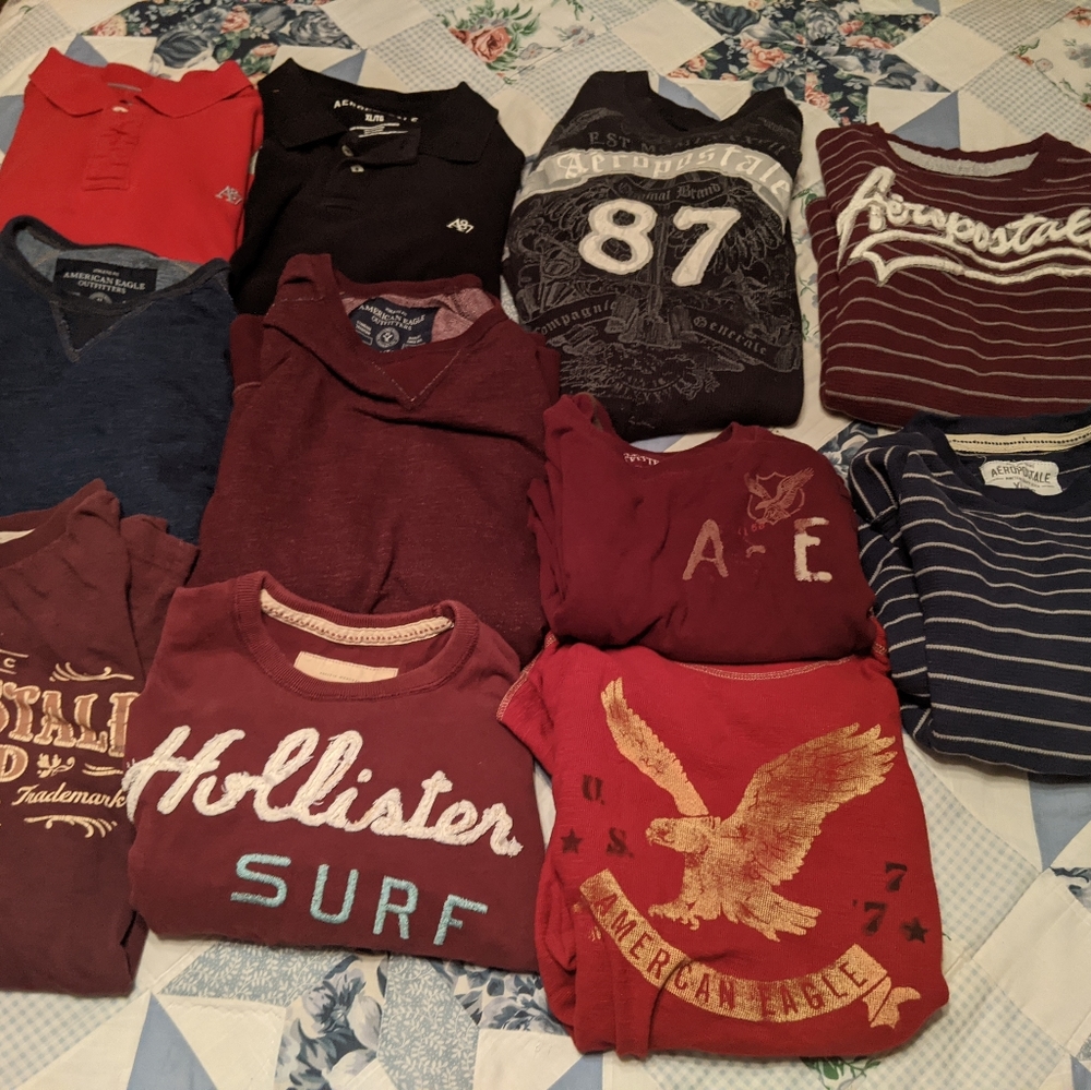 Men's Polo +  Men's Long Sleeves
